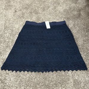 NWT Navy Blue Short Skirt